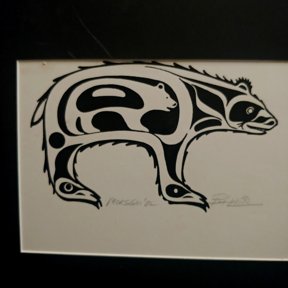 Spirit bear painting